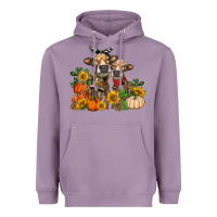 Lavender Fall heifer cows Heavyweight Hoodie - RanaPortraitStore