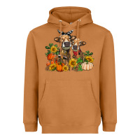 Meerkat Fall heifer cows Heavyweight Hoodie - RanaPortraitStore