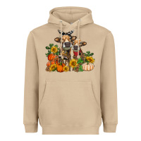 Mushroom Fall heifer cows Heavyweight Hoodie - RanaPortraitStore