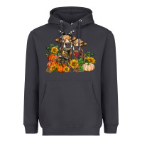 Smoke Fall heifer cows Heavyweight Hoodie - RanaPortraitStore
