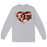 Moon Dust farm animals christmas Long Sleeve Tee - CowhideDigitalArt
