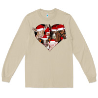 Mushroom farm animals christmas Long Sleeve Tee - CowhideDigitalArt