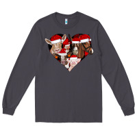 Smoke farm animals christmas Long Sleeve Tee - CowhideDigitalArt