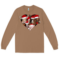Toasted Coconut farm animals christmas Long Sleeve Tee - CowhideDigitalArt