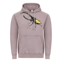 Vintage Zinc Hercules Beetle Side Vintage Hoodie - LillyAllenDesigns
