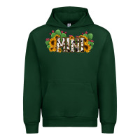 Forest Green Cactus Cowhide Sunflower Mama and Mini Set Urban Hoodie - Jasminsmagicworld