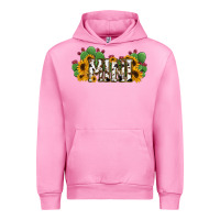 Fuchsia Pink Cactus Cowhide Sunflower Mama and Mini Set Urban Hoodie - Jasminsmagicworld