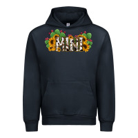 Navy Cactus Cowhide Sunflower Mama and Mini Set Urban Hoodie - Jasminsmagicworld