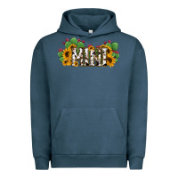 Pigment Midnight Navy Cactus Cowhide Sunflower Mama and Mini Set Urban Hoodie - Jasminsmagicworld