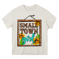Cream small town girl olivia Heavy Core Tee - OliviaCreatesArt
