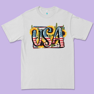 Usa 4th Of July Premium Tee Designed By Fadigitalartstudio