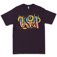 Plum USA 4th of July Premium Tee - FaDigitalArtStudio