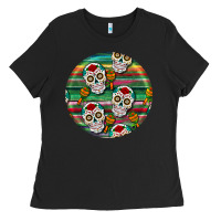 Black hispanic heritage month round earrings 4 Ladies Tee - BundleAndBundleShop