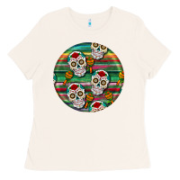 Bone hispanic heritage month round earrings 4 Ladies Tee - BundleAndBundleShop