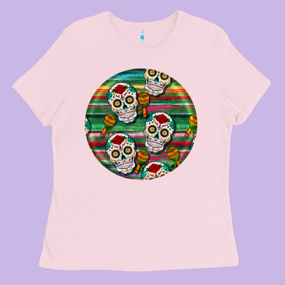 Hispanic Heritage Month Round Earrings 4 Ladies Tee Designed By Bundleandbundleshop