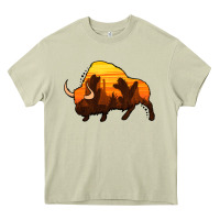 Mossy western bison Heavy Core Tee - Jasminsmagicworld