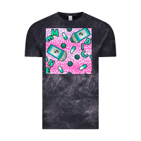 Cloud Black Western Medicine Seamless Pattern Vintage Tee - BundleAndBundleShop