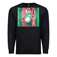 Black for the love of the game golf Premium Sweatshirt - Jasminsmagicworld