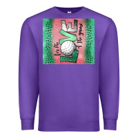 Purple for the love of the game golf Premium Sweatshirt - Jasminsmagicworld