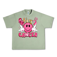 Oil Green hey cancer with middle fingers Urban Heavy Tee - LillyAllenDesigns