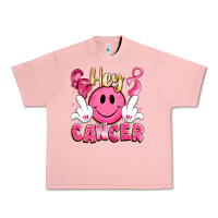 Salmon hey cancer with middle fingers Urban Heavy Tee - LillyAllenDesigns