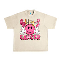 Sandshell hey cancer with middle fingers Urban Heavy Tee - LillyAllenDesigns