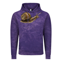 Cloud Purple snail Vintage Hoodie - LillyAllenDesigns