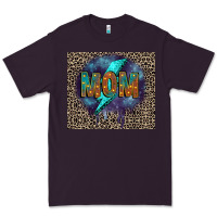 Plum Leopard mom Premium Tee - FaDigitalArtStudio