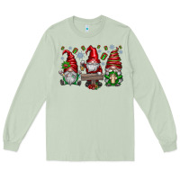Matcha christmas gnomes celebration Long Sleeve Tee - CowhideDigitalArt