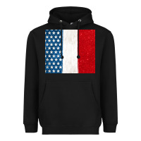 Black custom text american flag(used font 'doctrin Heavyweight Hoodie - Jasminsmagicworld