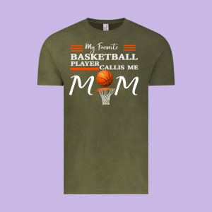 My Favorite Basketball Player Calls Me Mom Vintage Tee Designed By Bettercallsaul