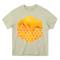 Mossy honeycomb fa element Heavy Core Tee - FaDigitalArtStudio