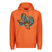Carrot leopard cowhide sunflower texas map Premium Hoodie - Artiststas