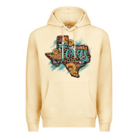 Pina Colada leopard cowhide sunflower texas map Premium Hoodie - Artiststas