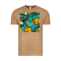 Vintage Camel autumn leaves seamless pattern Vintage Tee - BundleAndBundleShop