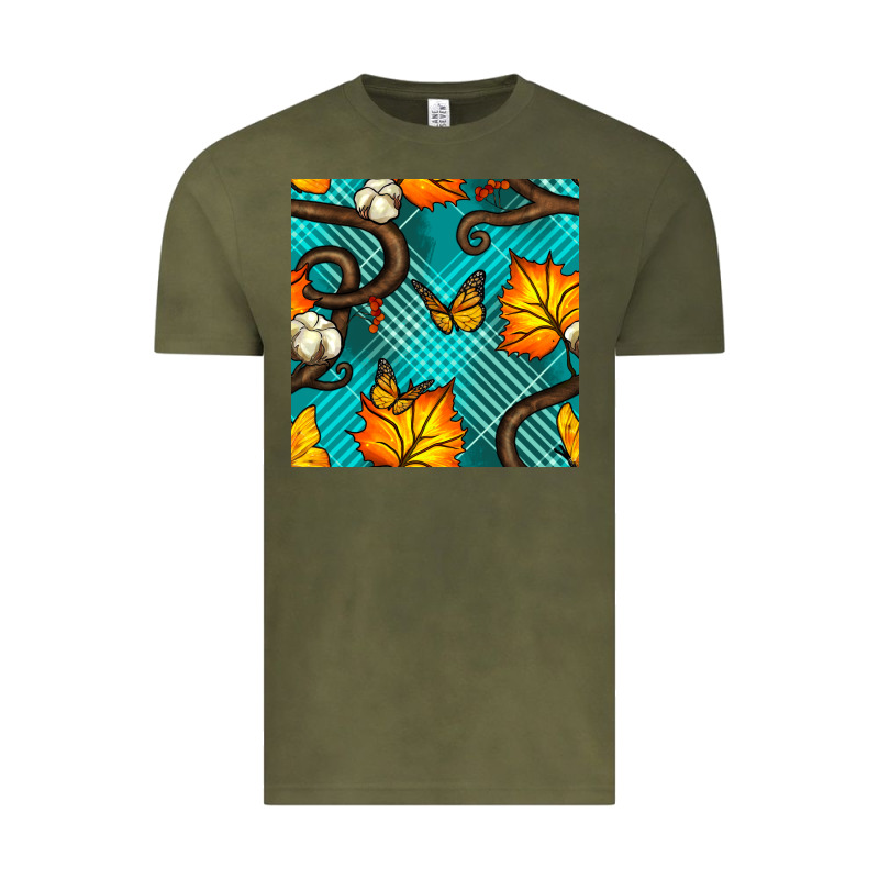 Autumn Leaves Seamless Pattern Vintage Tee by BundleAndBundleShop | Teevron