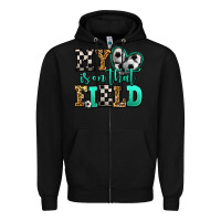 Black my heart is on that field soccer Zipper Hoodie - Jasminsmagicworld
