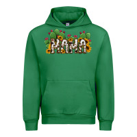 Emerald Cactus Cowhide Sunflower Mama and Mini Set Urban Hoodie - Jasminsmagicworld