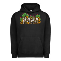 Pigment Black Cactus Cowhide Sunflower Mama and Mini Set Urban Hoodie - Jasminsmagicworld