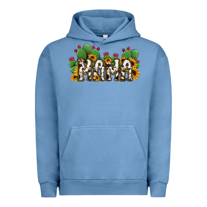 Cactus Cowhide Sunflower Mama And Mini Set Urban Hoodie by Jasminsmagicworld | Teevron