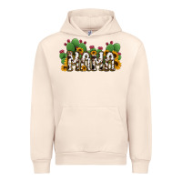 Sandshell Cactus Cowhide Sunflower Mama and Mini Set Urban Hoodie - Jasminsmagicworld