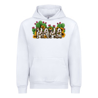White Cactus Cowhide Sunflower Mama and Mini Set Urban Hoodie - Jasminsmagicworld