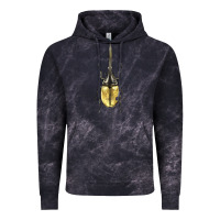 Cloud Black hercules beetle Vintage Hoodie - LillyAllenDesigns