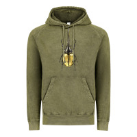 Vintage Olive hercules beetle Vintage Hoodie - LillyAllenDesigns