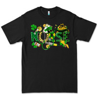 Black nurse st patrick Premium Tee - FaDigitalArtStudio