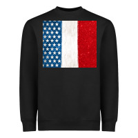 Black custom text american flag(used font 'doctrin Heavyweight Sweatshirt - Jasminsmagicworld