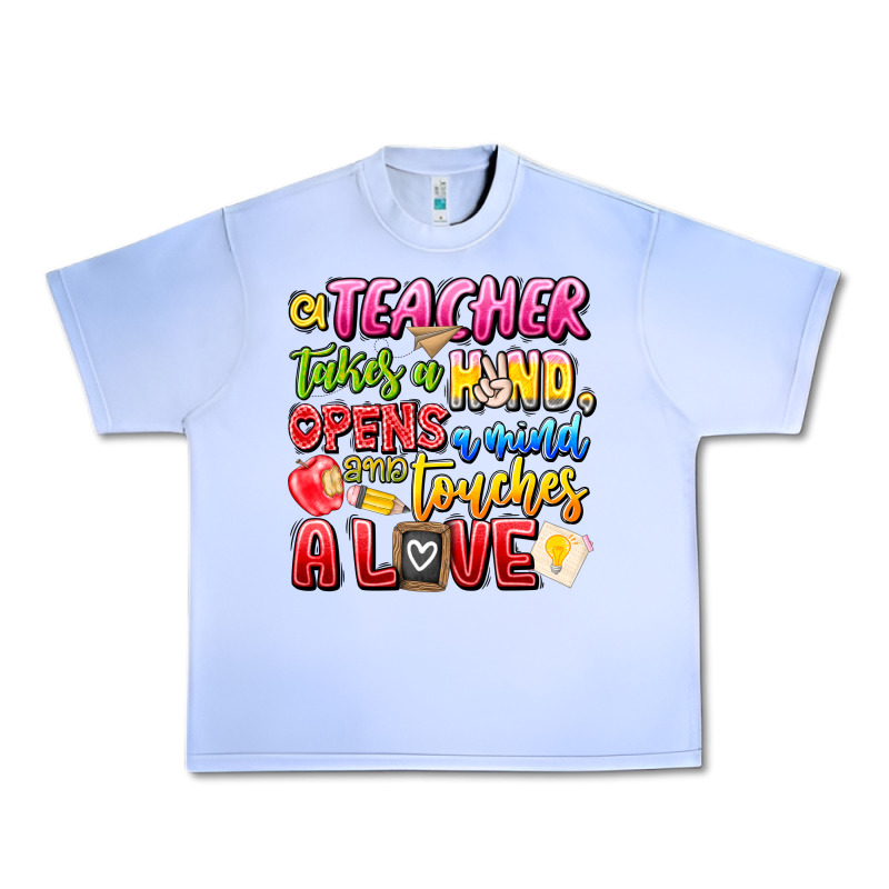 A Teacher Takes A Hand Opens A Mind And Touches A Urban Heavy Tee by CowhideDigitalArt | Teevron