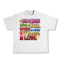 Lunar Rock a Teacher Takes a Hand Opens a mind and Touches A Urban Heavy Tee - CowhideDigitalArt