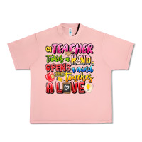 Salmon a Teacher Takes a Hand Opens a mind and Touches A Urban Heavy Tee - CowhideDigitalArt