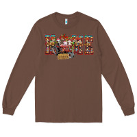 Chestnut home Christmas farm animals Long Sleeve Tee - CowhideDigitalArt